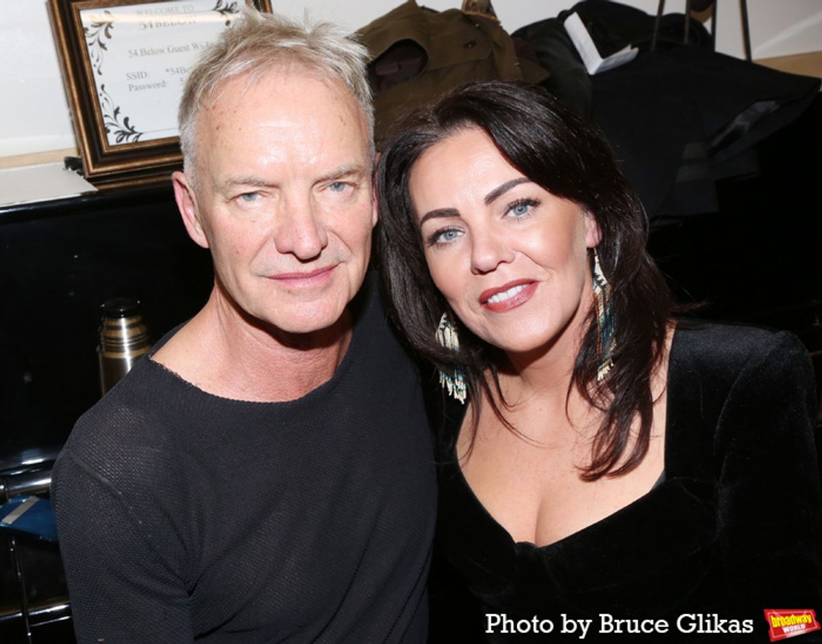 Sting and Rachel Tucker at 