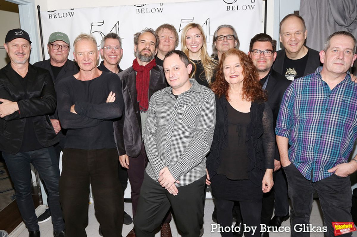 Sting & The Band including Rob Mathes, Dan Lipton, Sonny Paladino, Matt Beck, Ben Butler, Pete Donovan, Trey Files, Lisa Gutkin, Martha McDonnell, Paul Woodiel, Mick McAuley and Dean Sharenow at 