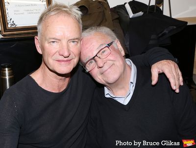Sting and Fred Applegate Photo