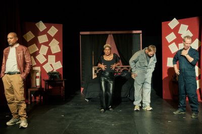 Seth Gilliam. Tammi Cubilett, Jim Hawkins, Philip Cruise Photo