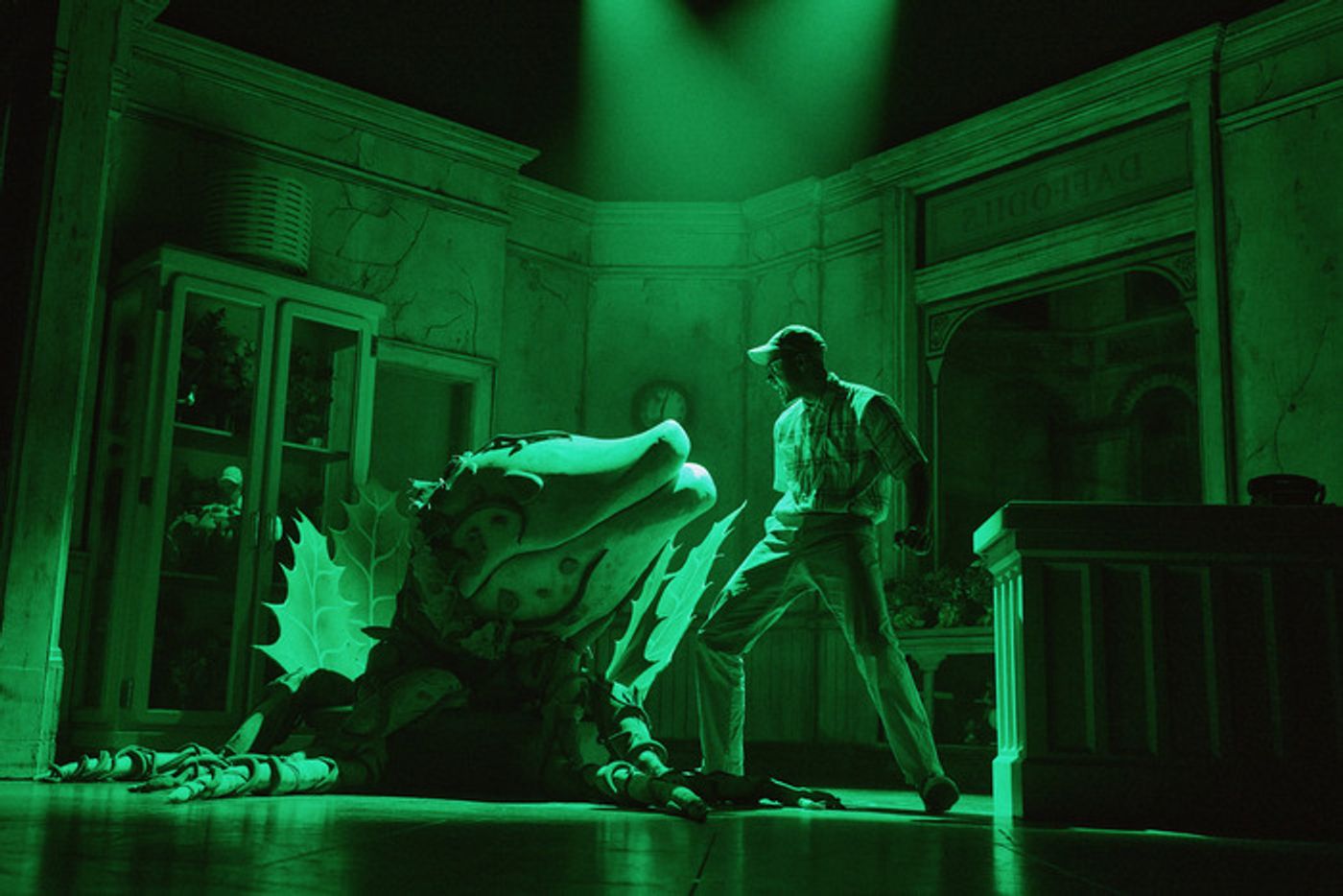 Photos: Sherie Rene Scott and Nicholas Christopher in LITTLE SHOP OF HORRORS  Image
