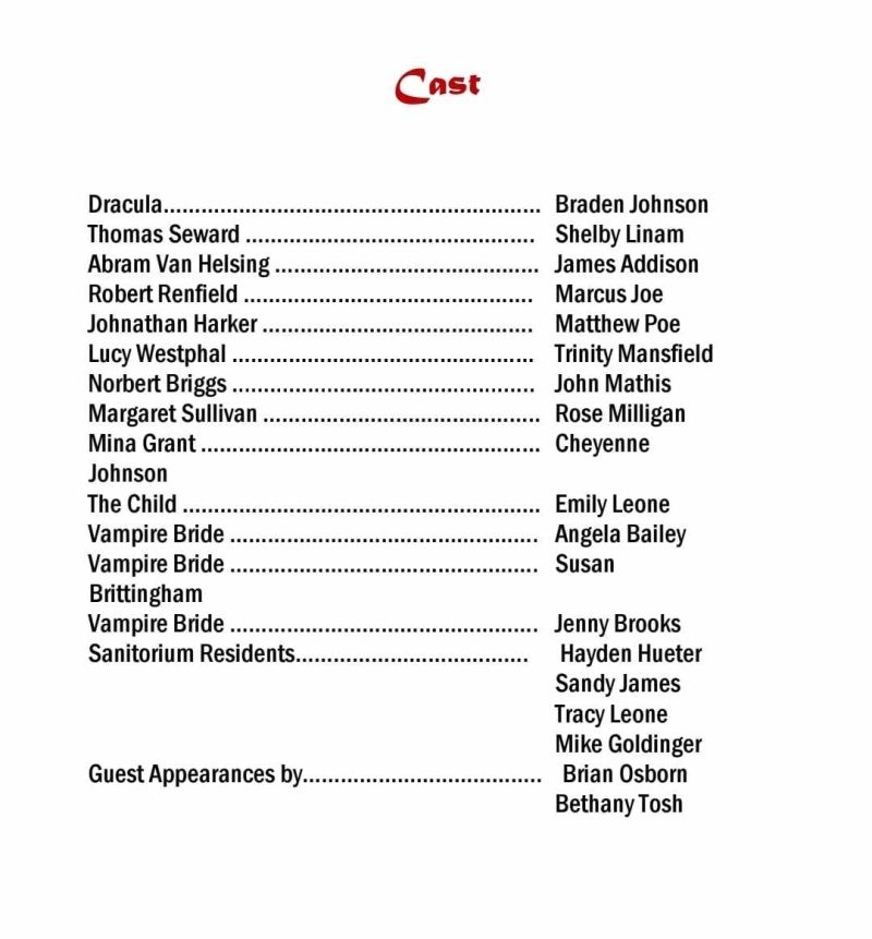 Review: DRACULA at The Collins Theatre in Paragould Review: DRACULA at The Collins Theatre in Paragould Image