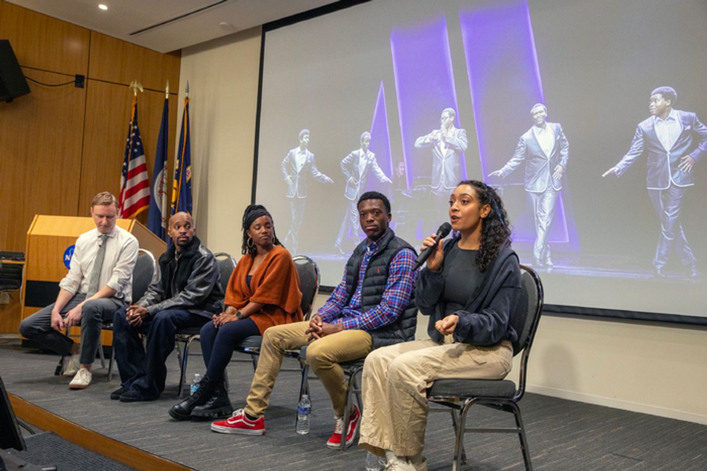 Photos: AIN'T TOO PROUD National Tour Company Visit NASA Langley Photos: AIN'T TOO PROUD National Tour Company Visit NASA Langley Image