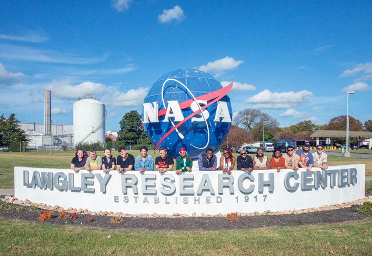 Sixteen members of the cast and crew will participate in a short meet-and-greet, photo op with NASA staff, and will attend tours throughout that morning and afternoon. to visit Langley on Wednesday, November 6. Sixteen members of the cast and crew will participate in a short meet-and-greet, at the Integration Engineering and Service Building, Pearl Young Theatre where shared thier experinces on stage. Inflatable Habitats Toured, Building 1148, and  Julia Cline, Research AST, Structural Mechanics Engineer
Langley is advancing and expanding our presence in the solar system using robotics and in-space servicing, assembly, and manufacturing (ISAM) techniques.
Toured the Building 1244, Langleys historic hangar and  Jim Moore, Chief Engineer
Atmospheric research provides factual data to inform policy decisions and benefit society.
Tour of ISAAC  robot with Dawn Jegley, ISAAC Lead
 Followed up with the 8 Foot High Temperature Tunnel where they got to go through the exhaust tunnel. at 