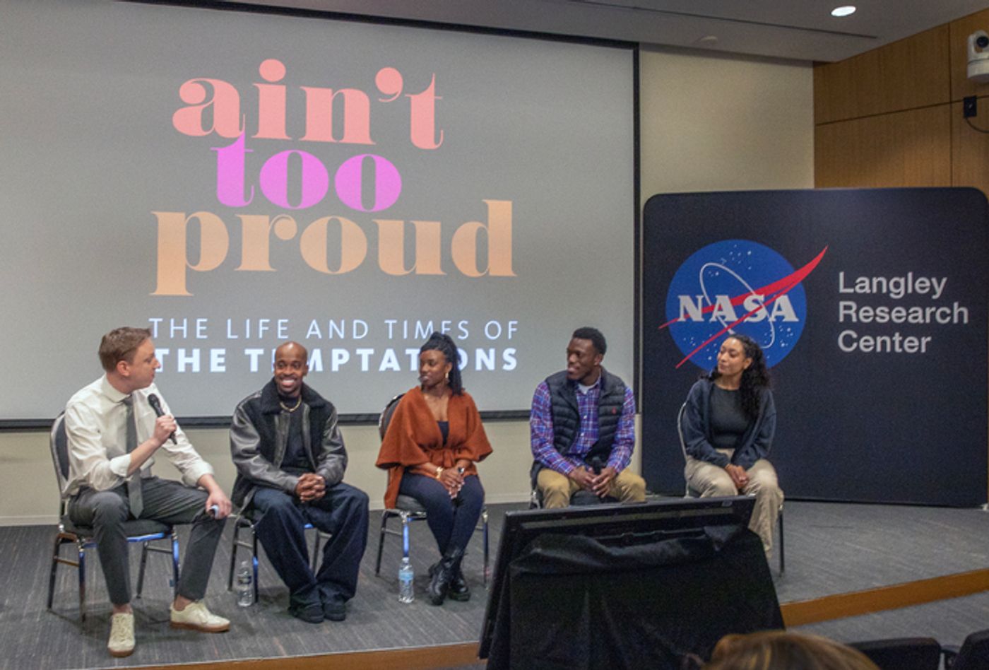 Photos: AIN'T TOO PROUD National Tour Company Visit NASA Langley Photos: AIN'T TOO PROUD National Tour Company Visit NASA Langley Image