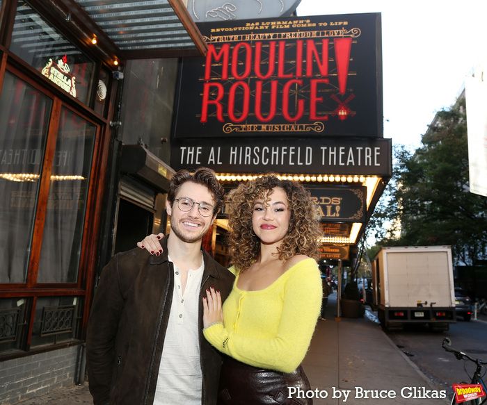 Photos: MOULIN ROUGE! Stars Solea Pfeiffer & John Cardoza Meet the Press — photo 1 of 19