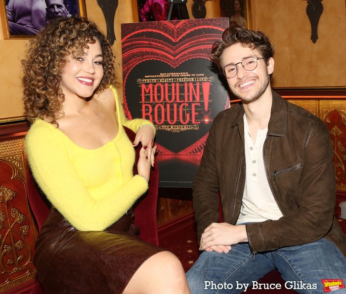 Photos: MOULIN ROUGE! Stars Solea Pfeiffer & John Cardoza Meet the Press — photo 3 of 19
