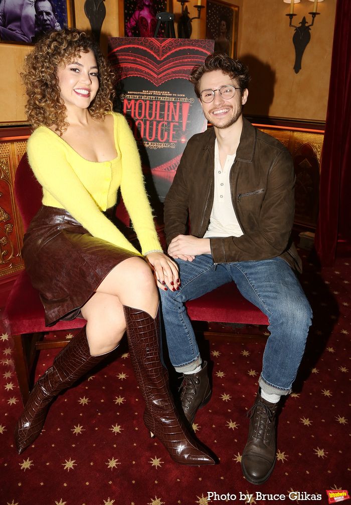 Photos: MOULIN ROUGE! Stars Solea Pfeiffer & John Cardoza Meet the Press — photo 4 of 19