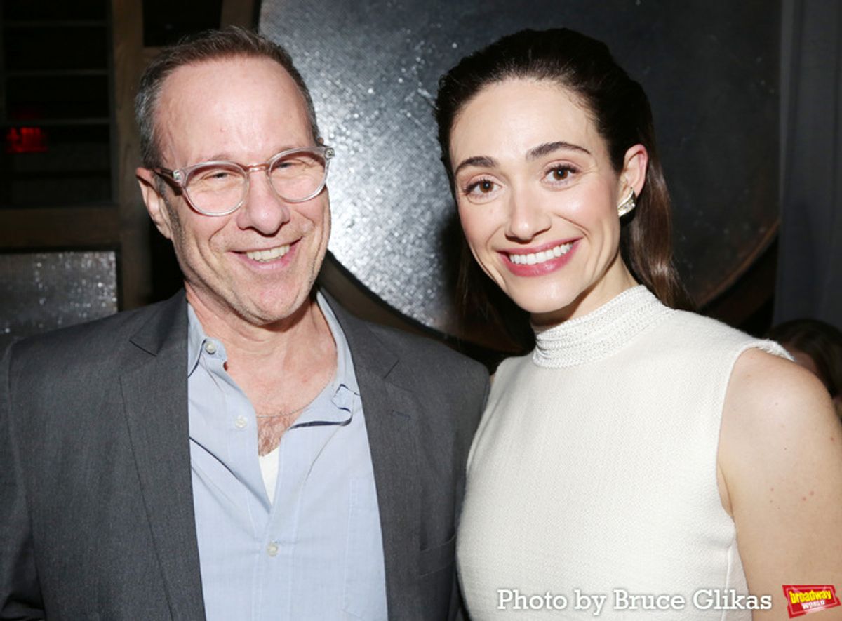 Stephen Belber and Emmy Rossum at 