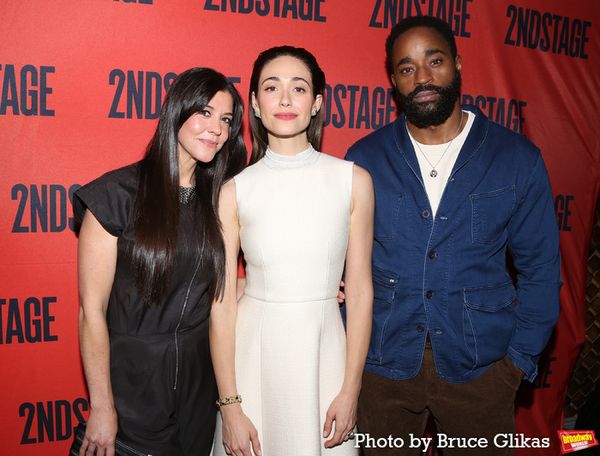 Zoe Winters, Emmy Rossum and Motell Foster Photo