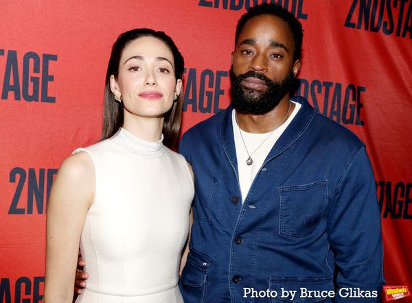 Emmy Rossum and Motell Foster Photo
