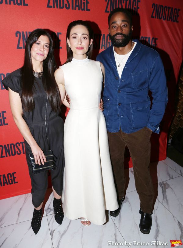 Zoe Winters, Emmy Rossum and Motell Foster Photo