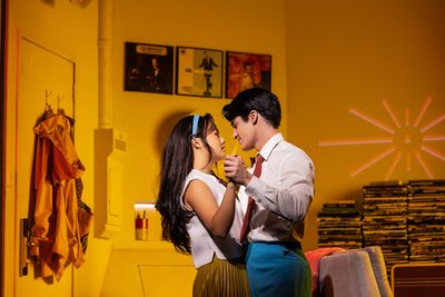 Helen J. Shen,  Darren Criss Photo