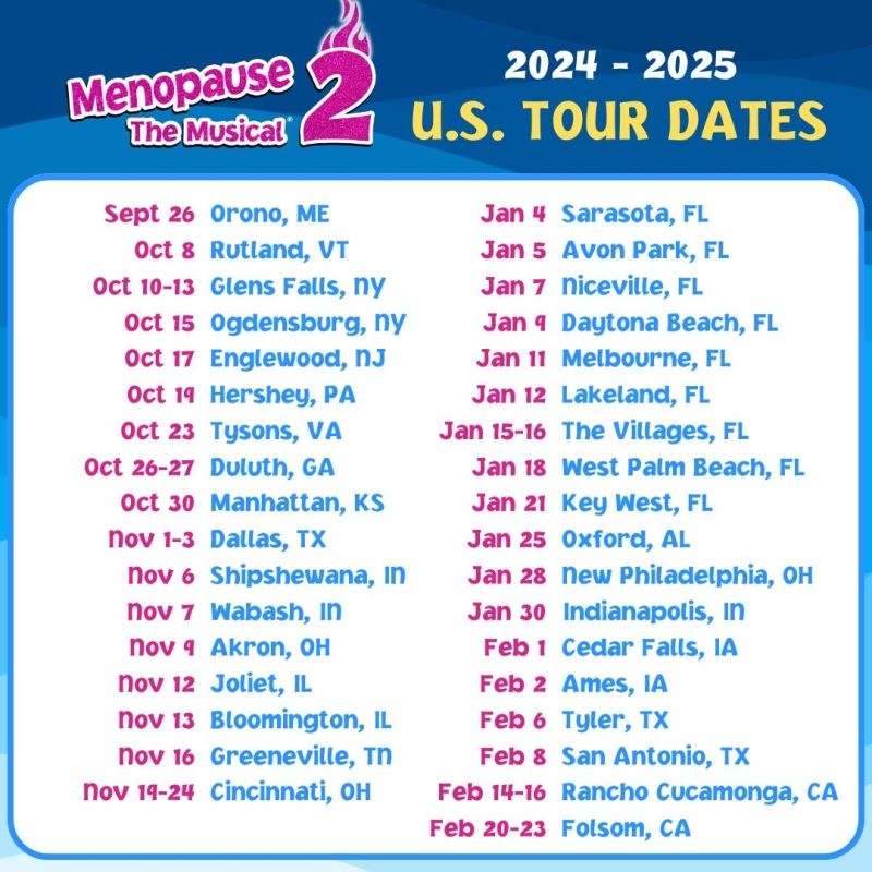 Review: MENOPAUSE THE MUSICAL 2: CRUISING THROUGH THE CHANGE at AT&T Performing Arts Center Image