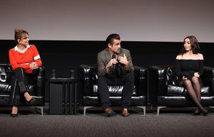 Lauren LeFranc, Colin Farrell and Cristin Milioti  Photo