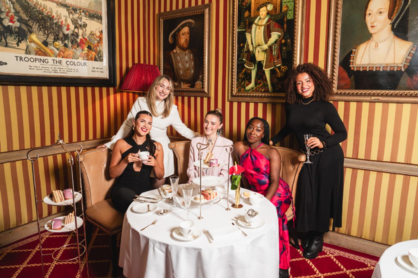 Photos: SIX Queens Celebrate Six Years With A Royal Afternoon Tea At The Rubens At The Palace  Image