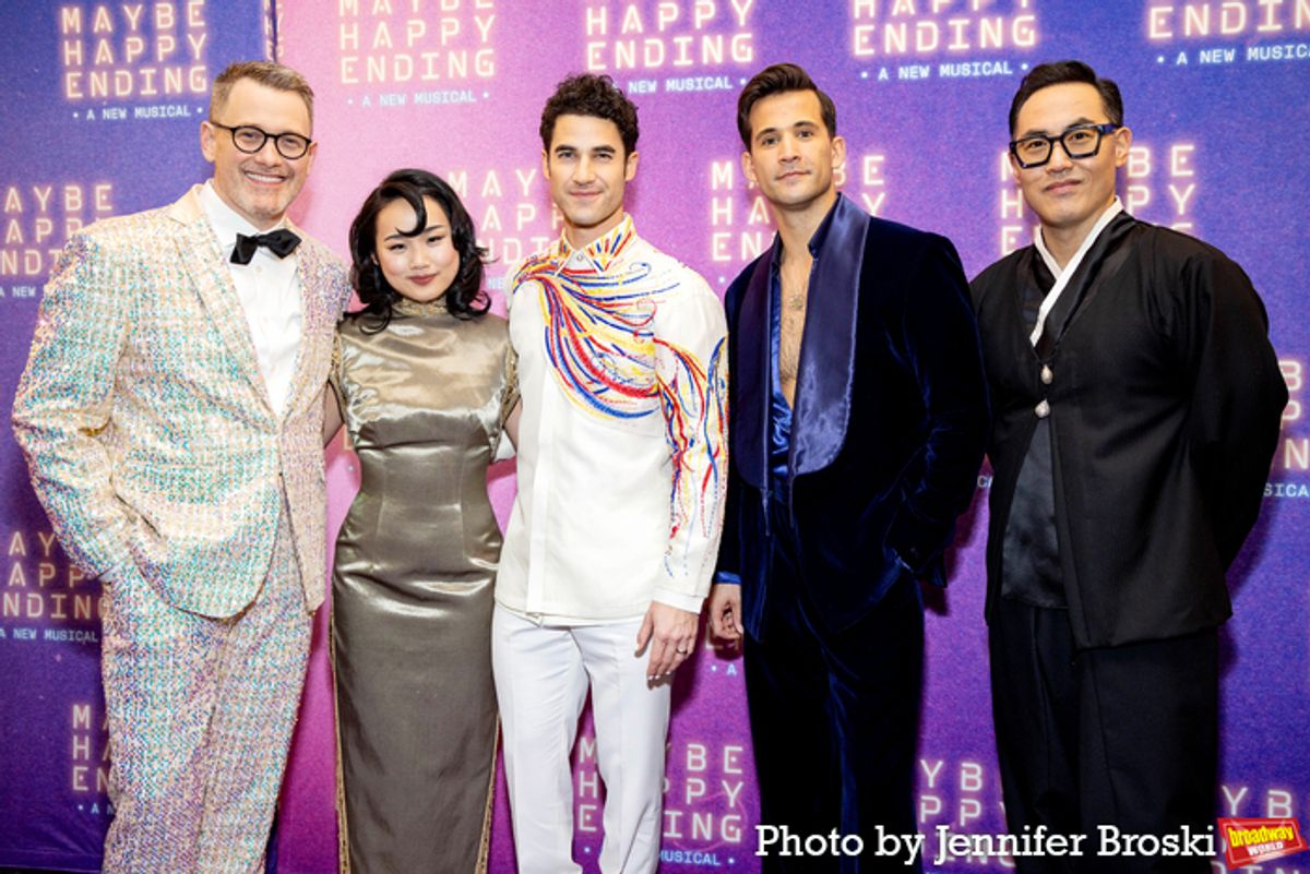 Michael Arden, Helen J Shen, Darren Criss, Dez Duron, Marcus Choi at 