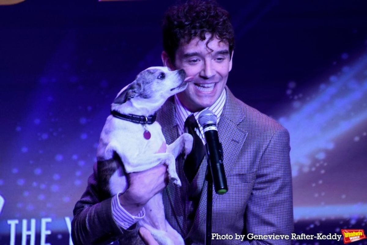 Michael Urie and McKinley at 