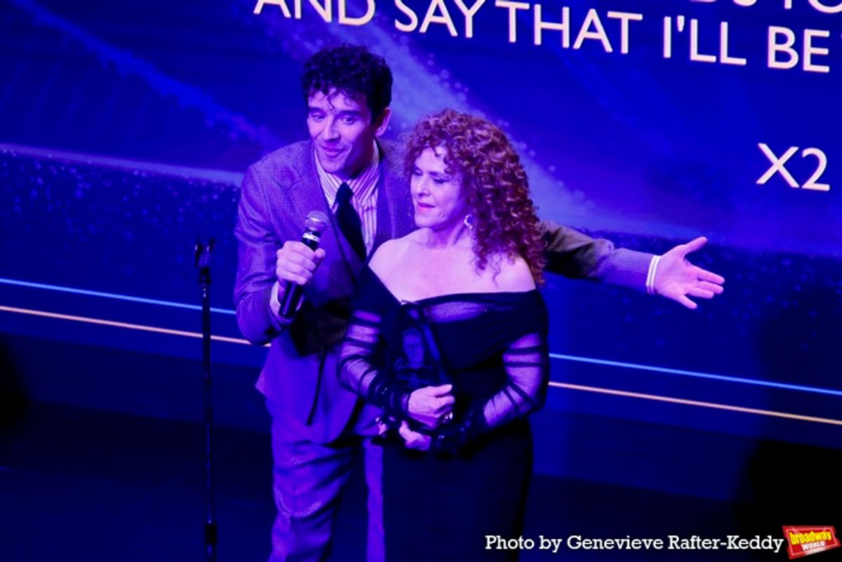 Micael Urie and Bernadette Peters at Photos: York Theatre Company Gala Honors Bernadette Peters and Ted Snowdon