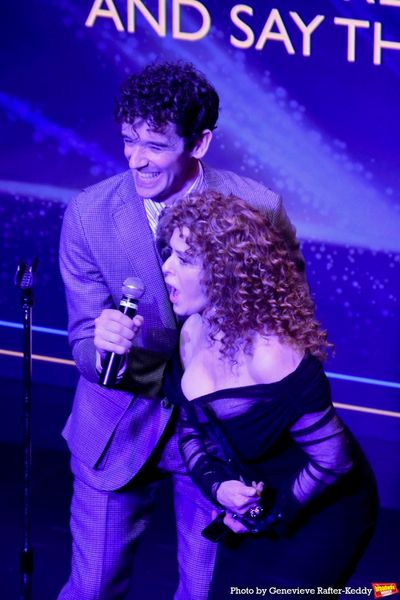 Michael Urie and Bernadette Peters  Photo