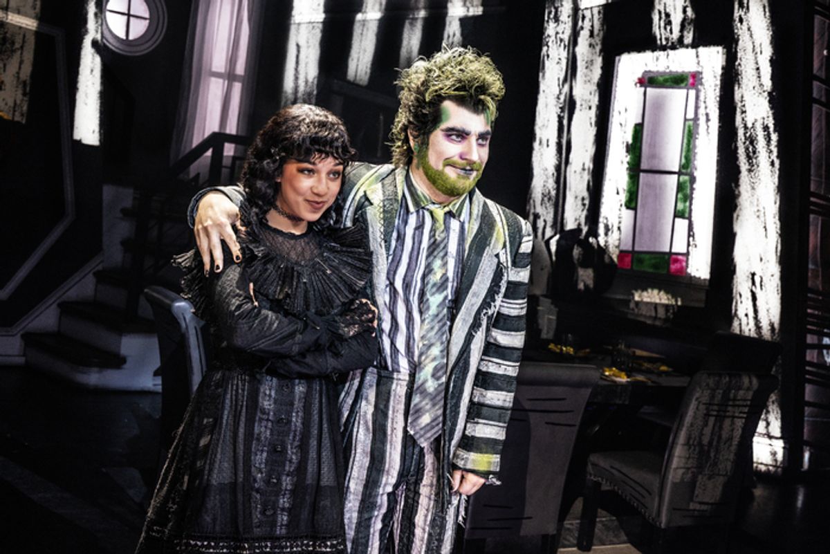 Madison Mosley (Lydia) and Justin Collette (Beetlejuice)
 at 