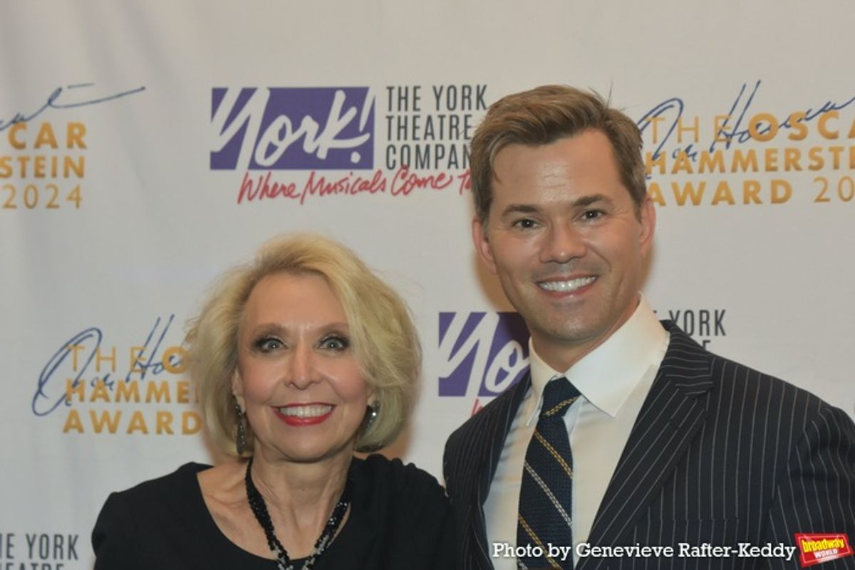 Julie Halson and Andrew Rannells at 