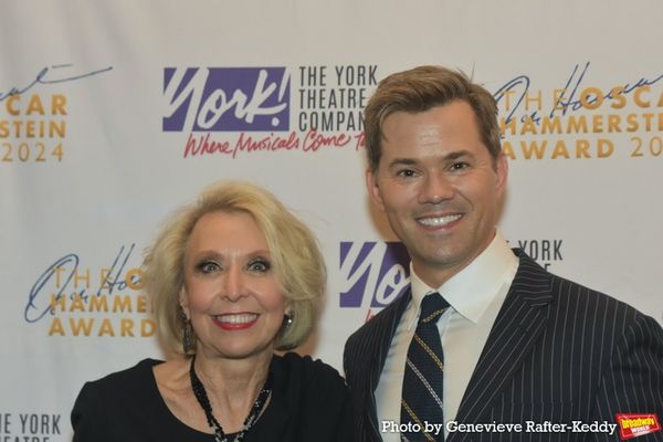 Julie Halson and Andrew Rannells Photo