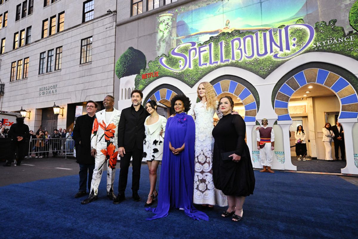 Nathan Lane, Tituss Burgess, Javier Bardem, Rachel Zegler, Jenifer Lewis, Nicole Kidman and Olga Merediz at 