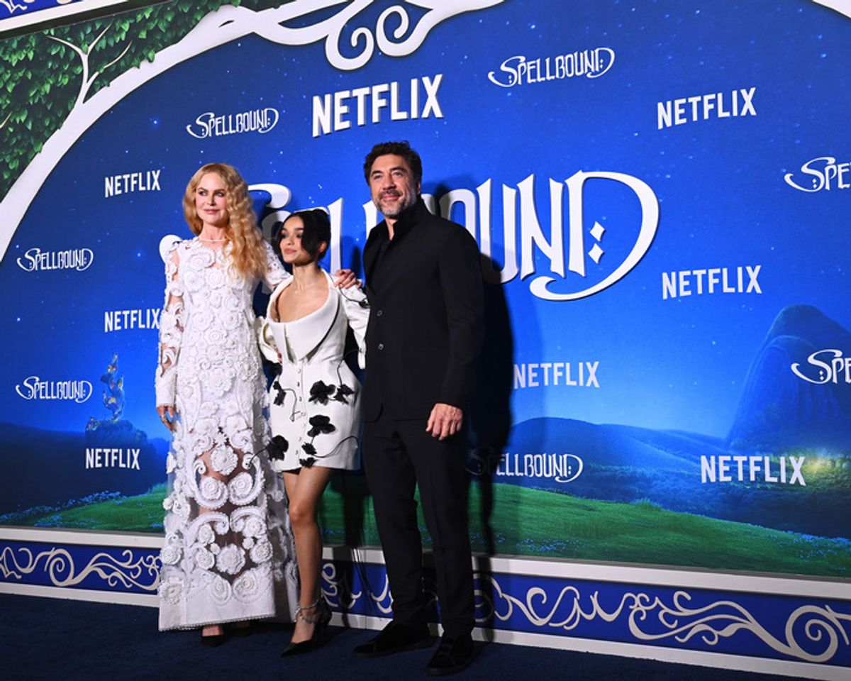 Nicole Kidman, Rachel Zegler, and Javier Bardem at 