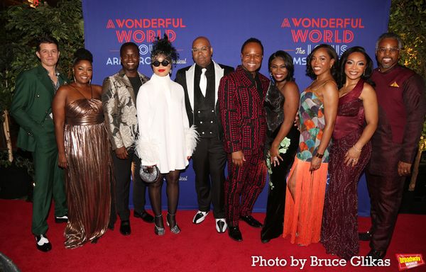 The Cast of 'A Wonderful World: The Louis Armstrong Musical'  Photo
