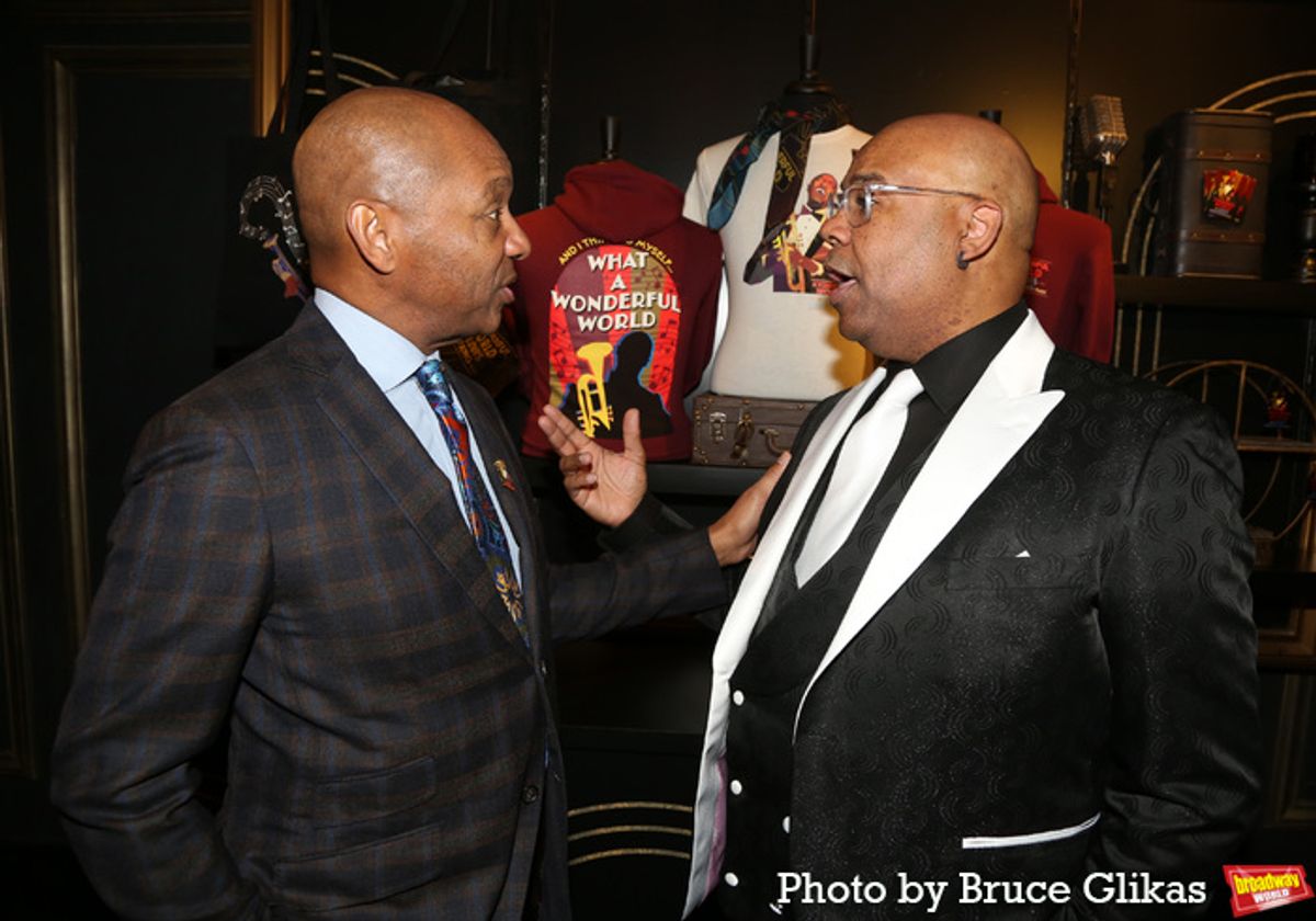 Branford Marsalis and James Monroe Iglehart  at 