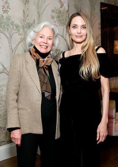 Kathryn Leigh Scott and Angelina Jolie Photo