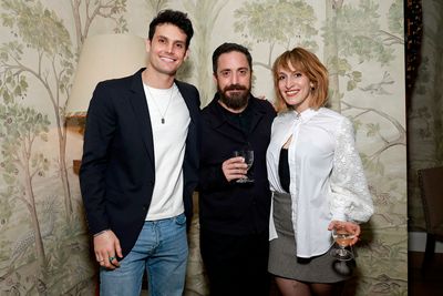 Kevin William Paul, Pablo Larraín, and Milena Comeau Photo