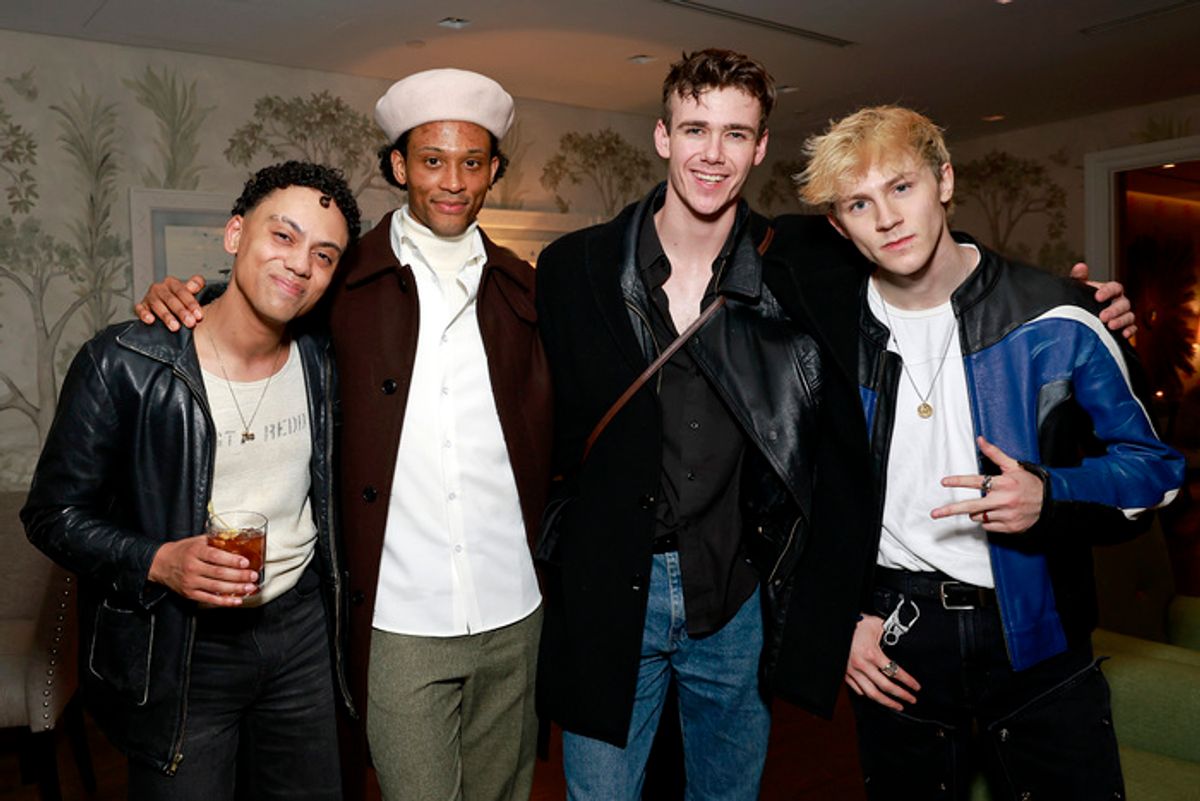 Sky Lakota-Lynch, Jordan Chin, RJ Higton, and Brody Grant at 