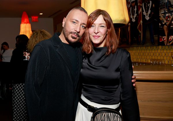 Massimo Cantini Parrini and Pamela Goldammer Photo