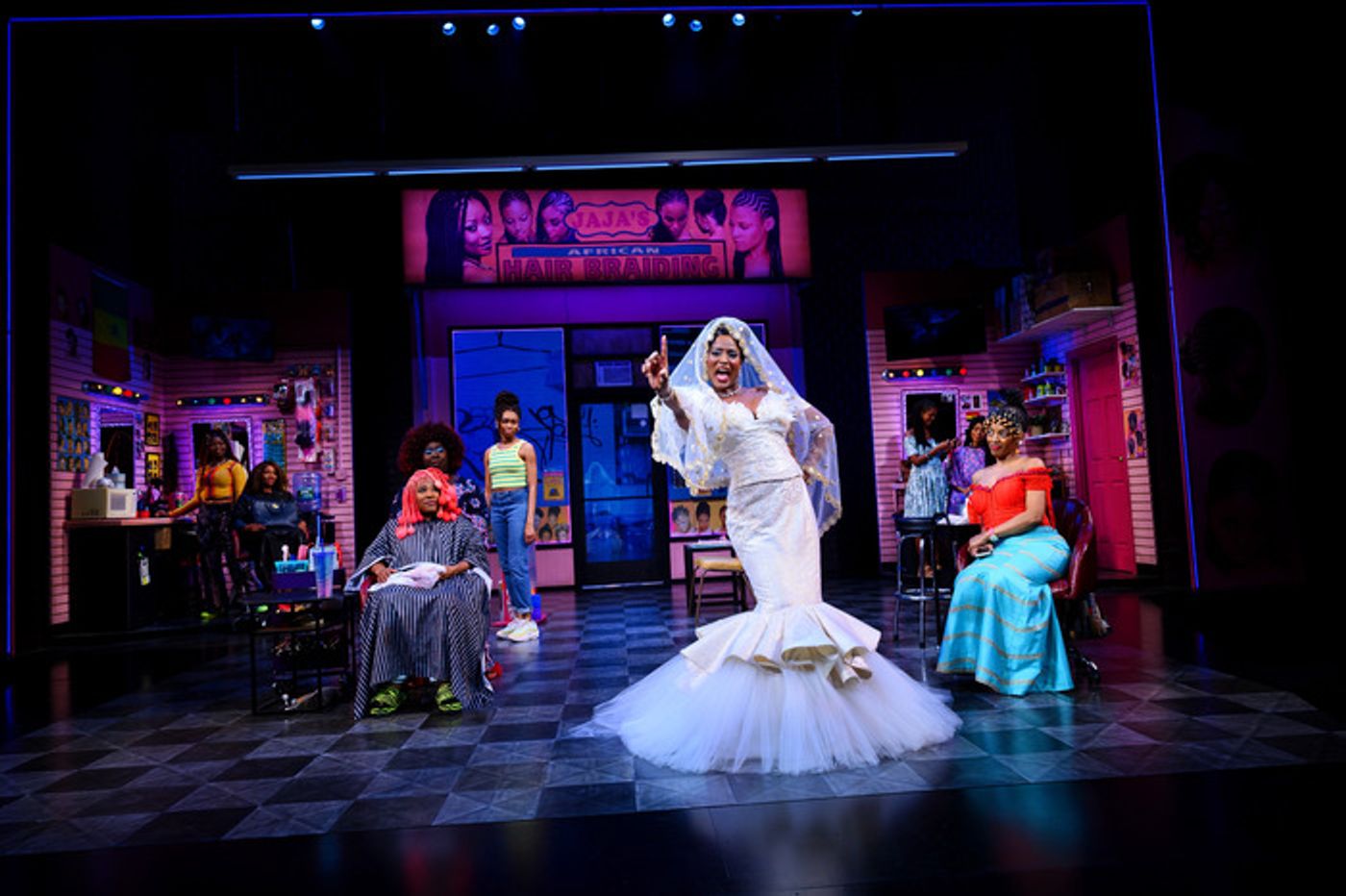 Photos: JAJA’S AFRICAN HAIR BRAIDING At Berkeley Repertory Theatre Photos: JAJA’S AFRICAN HAIR BRAIDING At Berkeley Repertory Theatre Image