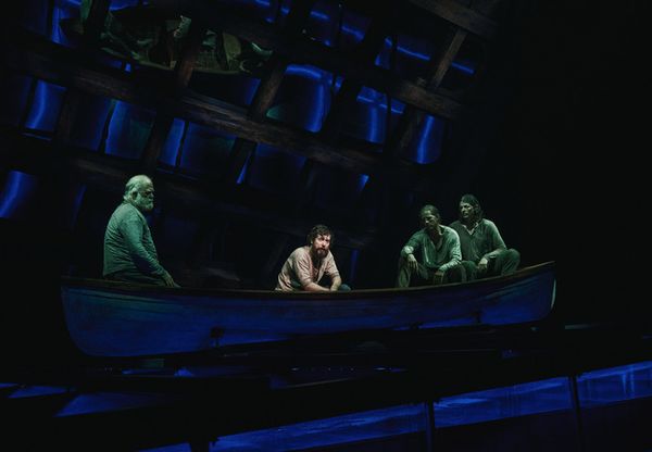 Wayne Duvall, John Gallagher, Jr., Stark Sands, Adrian Blake Enscoe Photo