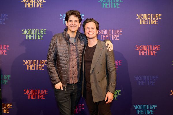 Alex Timbers and Jonathan Groff Photo