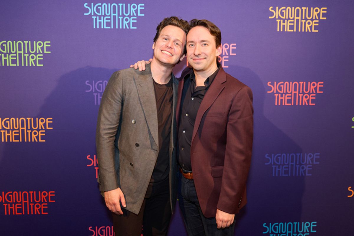 Jonathan Groff and Matthew Gardiner at 