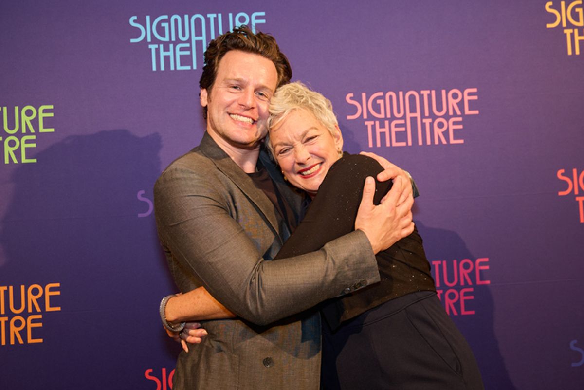 Jonathan Groff and Michele Pawk at 