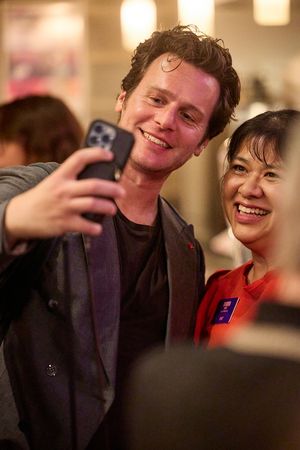 Jonathan Groff and aya Weil Photo