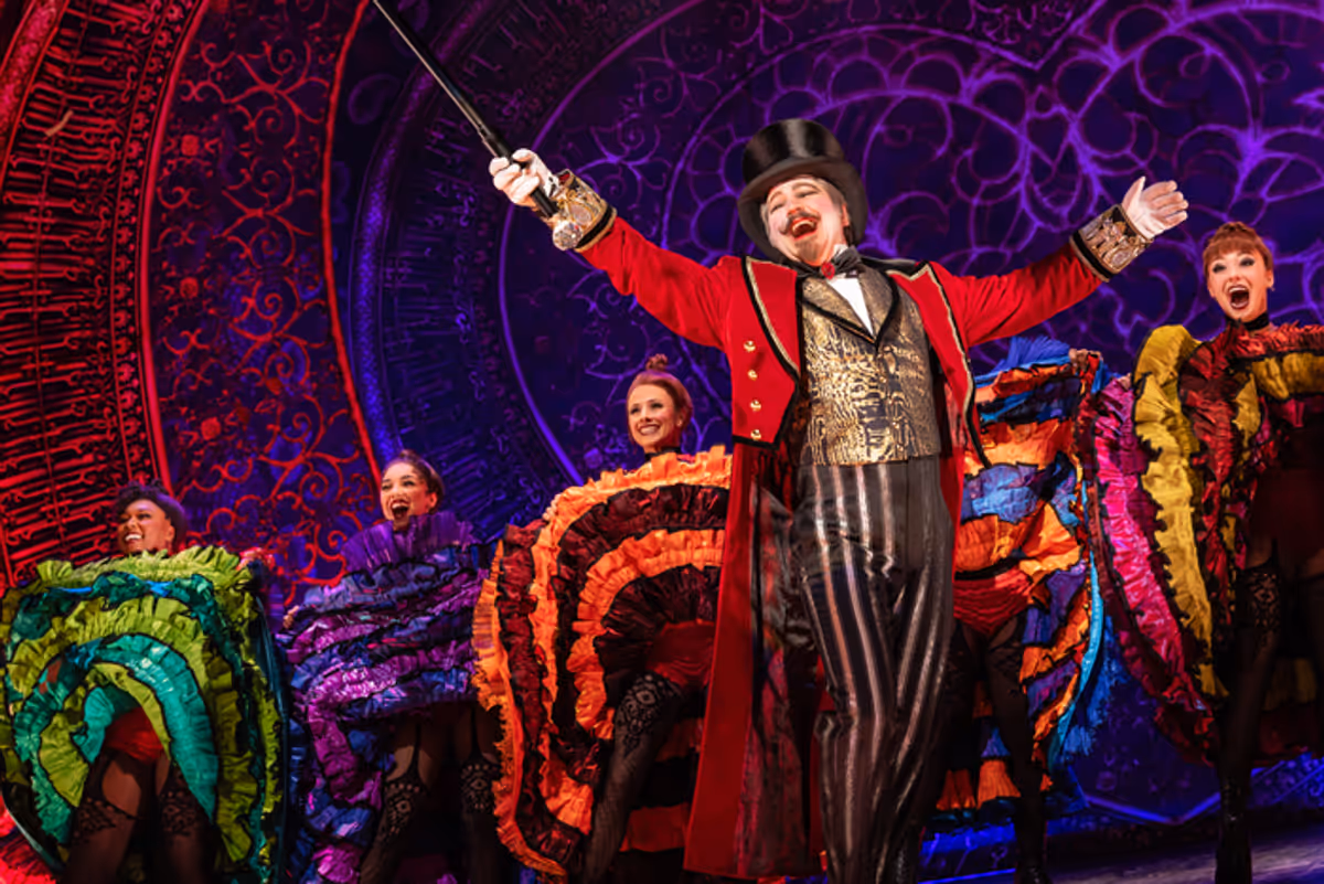 Robert Petkoff and the Cast of MOULIN ROUGE! North American at 