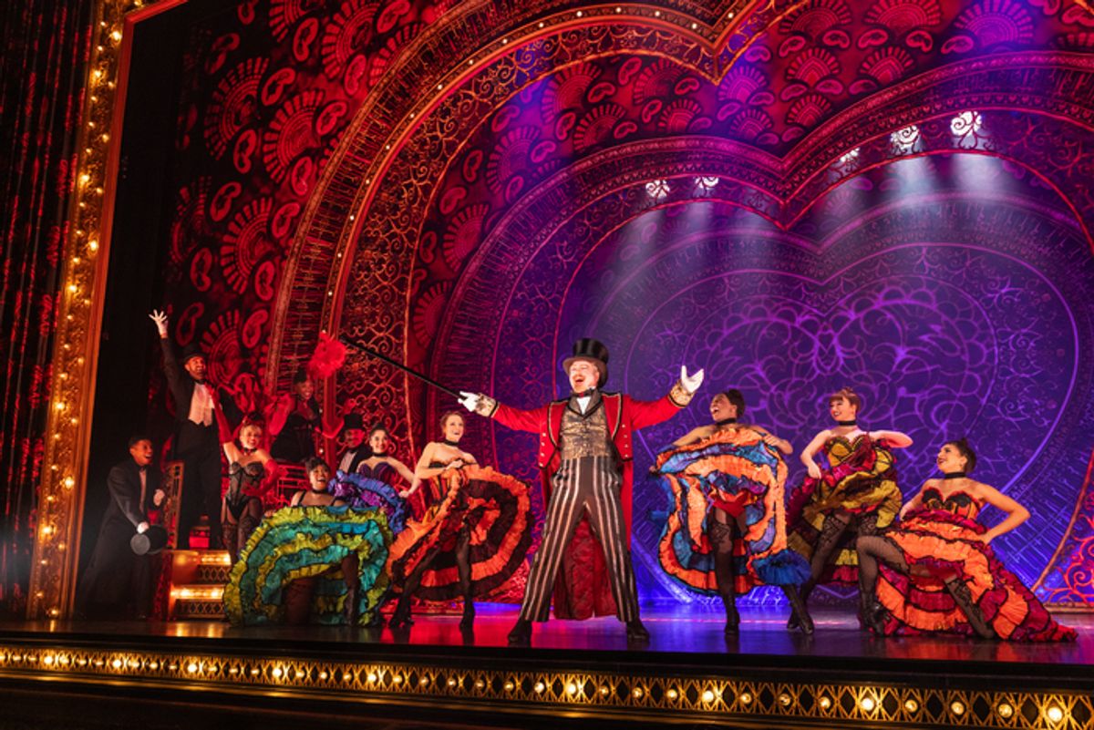 Robert Petkoff and the Cast of MOULIN ROUGE! North American at 
