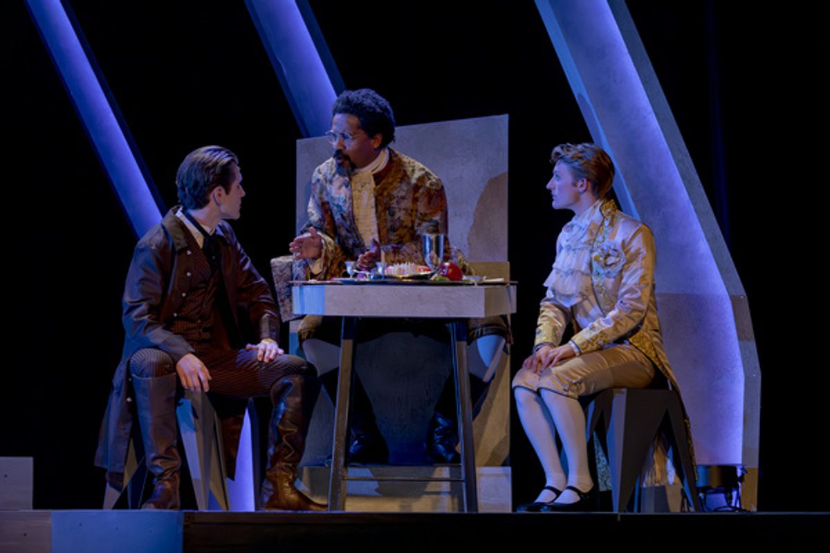 Nikolas Gray, Samuel Stricklen, and Carson Mehlbauer at 