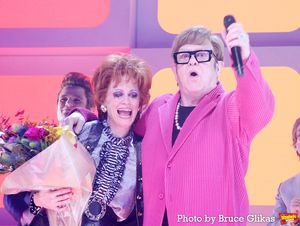 Katie Brayben and Elton John @ BroadwayWorld Katie Brayben and Elton John Photo