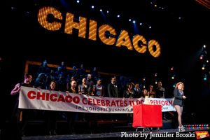 Dylis Croman and the cast of CHICAGO Photo