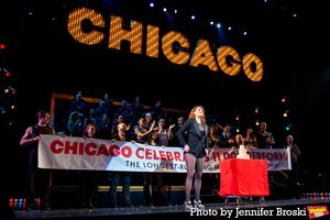 Dylis Croman and the cast of CHICAGO Photo