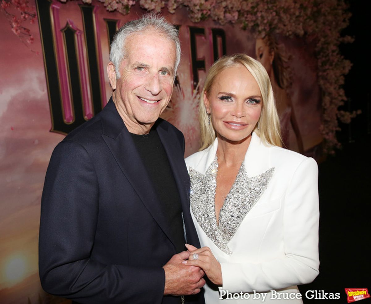 Marc Platt and  Kristin Chenoweth at 
