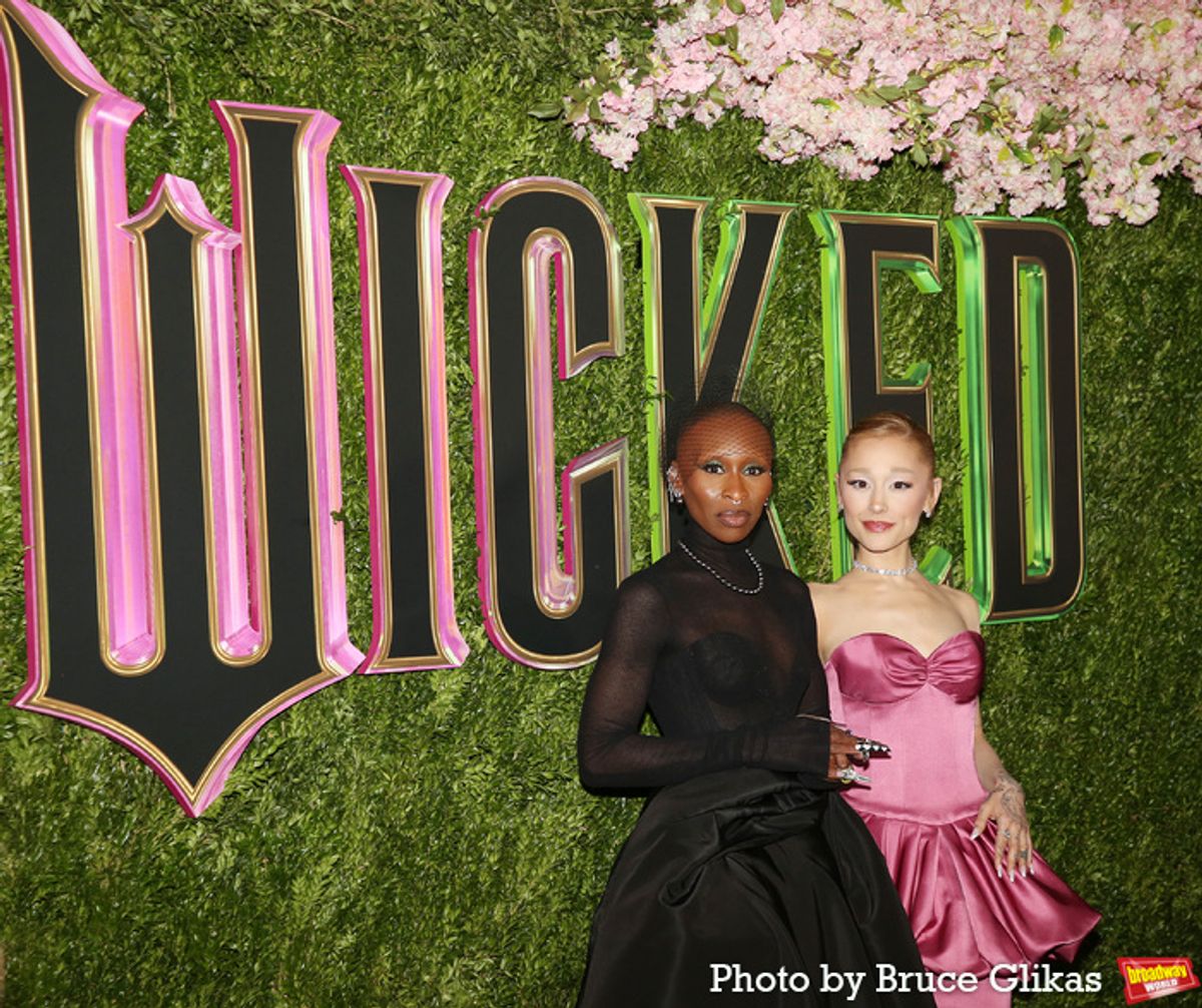 Cynthia Erivo and Ariana Grande at 