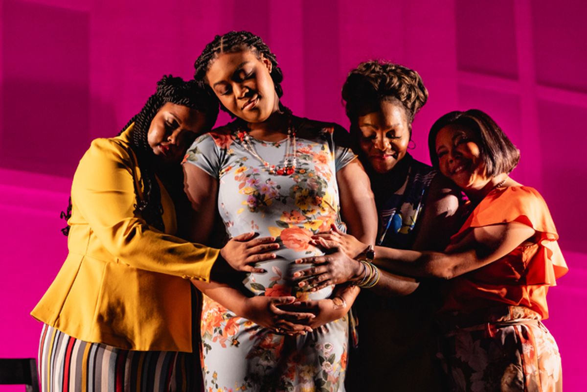 Adia Evans, Zoie Reams, Krysty Swann, and Ariana Wehr at 